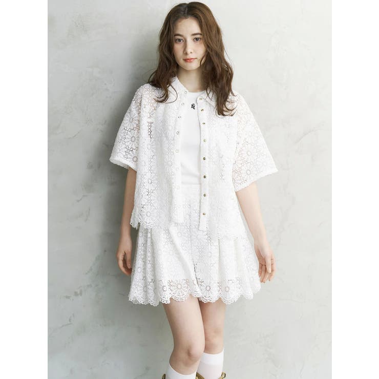 FLOWER LACE HALF | CALNAMUR | 詳細画像7 