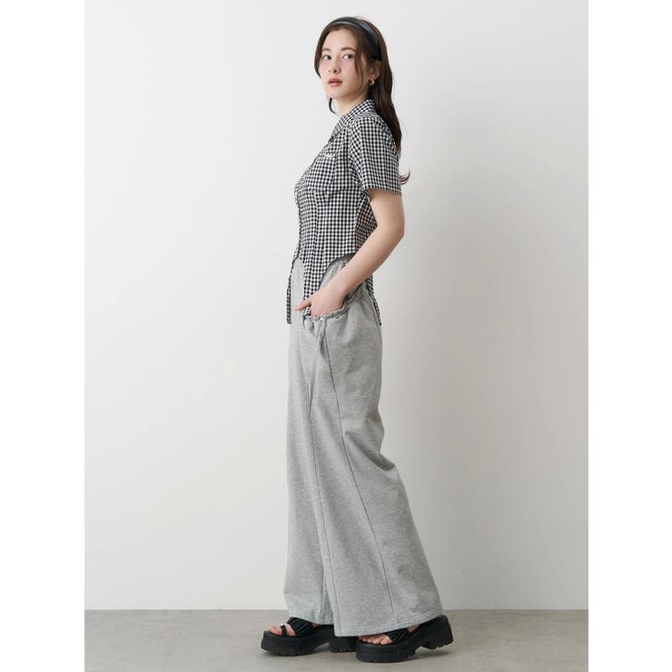 POCKET GATHER SWEAT PT/ポケットギャザースウェットパンツ | CALNAMUR | 詳細画像10 