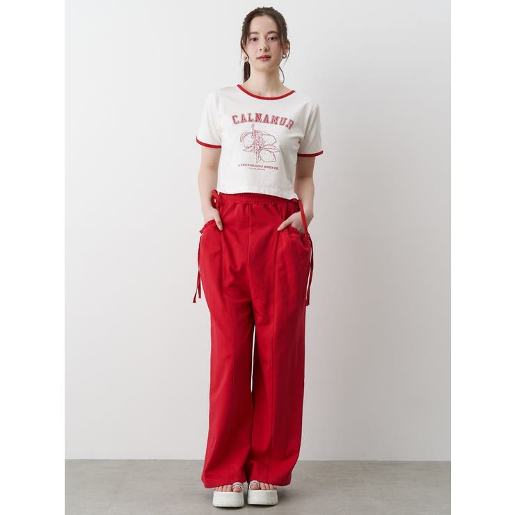 POCKET GATHER SWEAT PT/ポケットギャザースウェットパンツ | CALNAMUR | 詳細画像2 