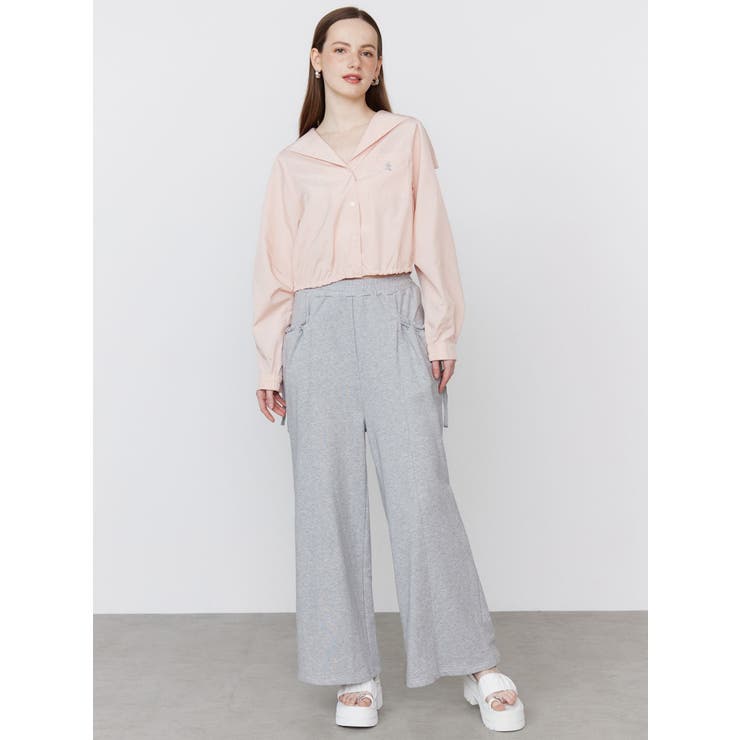 POCKET GATHER SWEAT PT/ポケットギャザースウェットパンツ | CALNAMUR | 詳細画像20 