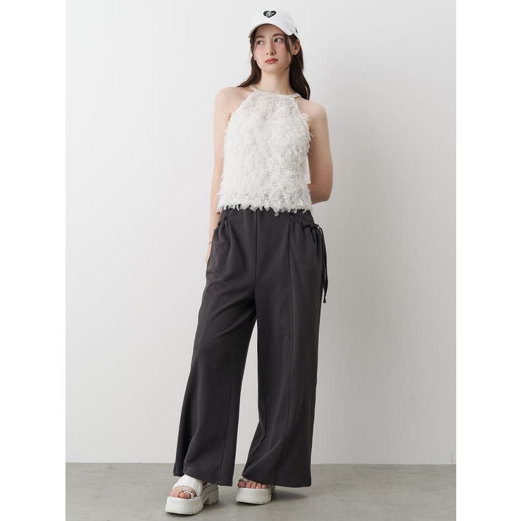 POCKET GATHER SWEAT PT/ポケットギャザースウェットパンツ | CALNAMUR | 詳細画像7 