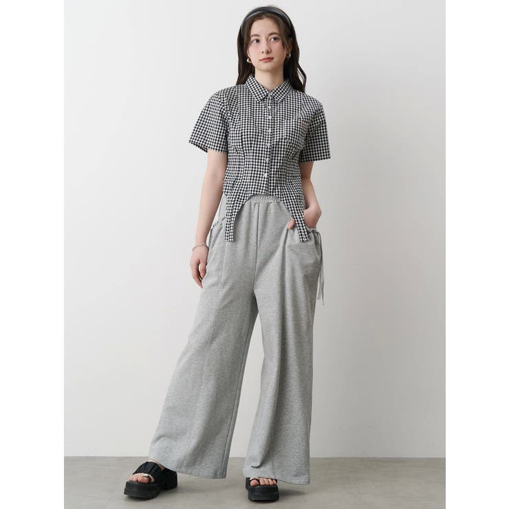 POCKET GATHER SWEAT PT/ポケットギャザースウェットパンツ | CALNAMUR | 詳細画像9 