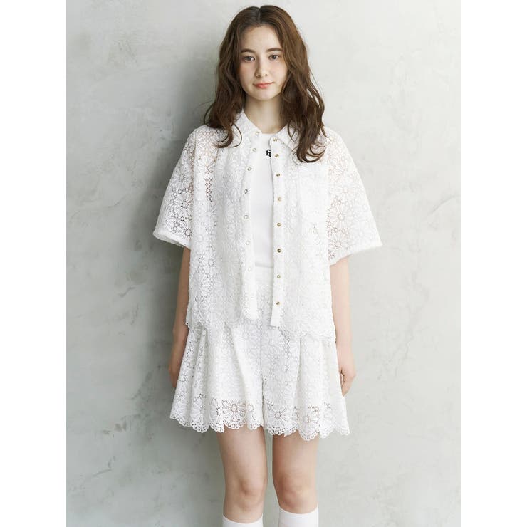 FLOWER LACE CULOTTES/フラワーレースキュロット | CALNAMUR | 詳細画像10 