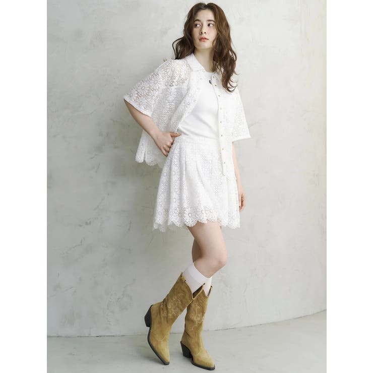 FLOWER LACE CULOTTES/フラワーレースキュロット | CALNAMUR | 詳細画像20 