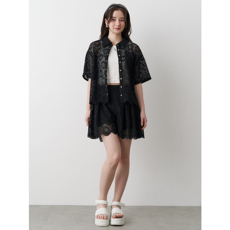 FLOWER LACE CULOTTES/フラワーレースキュロット | CALNAMUR | 詳細画像26 