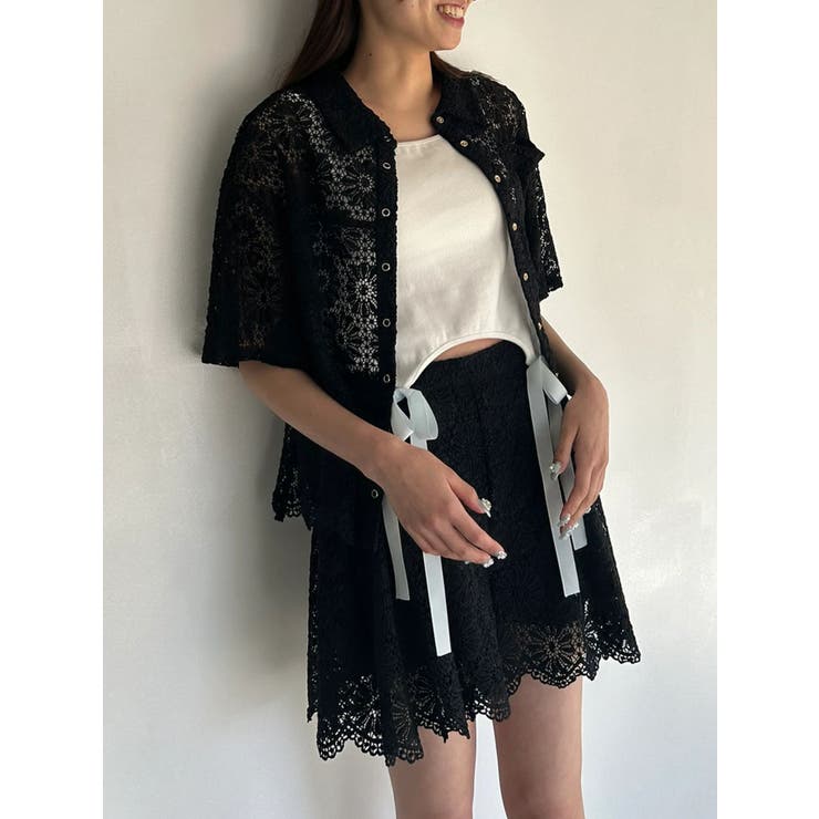 FLOWER LACE CULOTTES/フラワーレースキュロット | CALNAMUR | 詳細画像28 