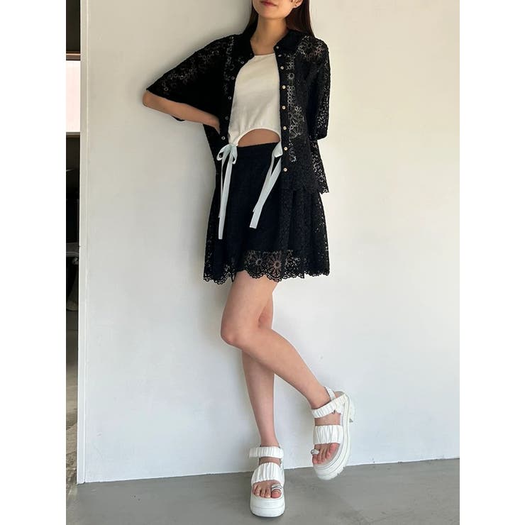 FLOWER LACE CULOTTES/フラワーレースキュロット | CALNAMUR | 詳細画像33 