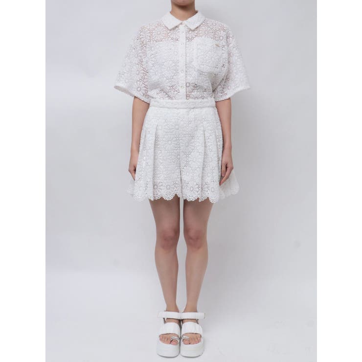 FLOWER LACE CULOTTES/フラワーレースキュロット | CALNAMUR | 詳細画像43 