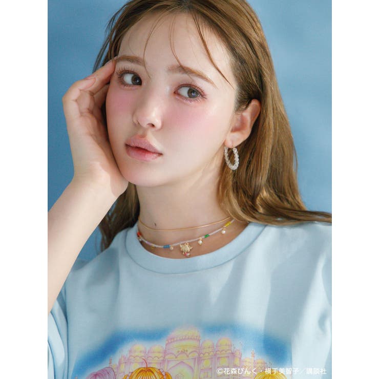 ぴちぴちピッチ　CALNAMUR ネックレス ぴちぴちピッチコラボ】アクアピッチネックレス[品番