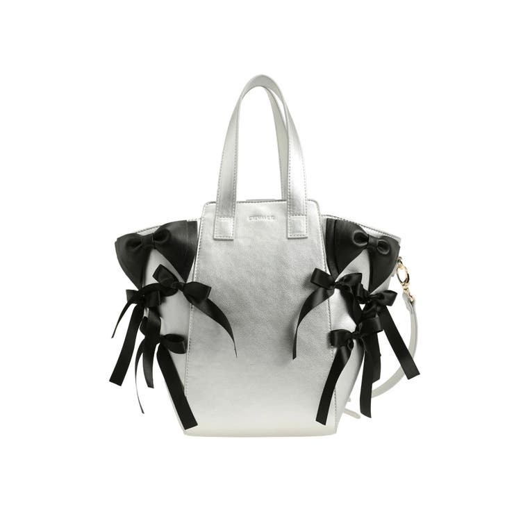 シルバー | RIBBON BAG/リボンバッグ | CALNAMUR