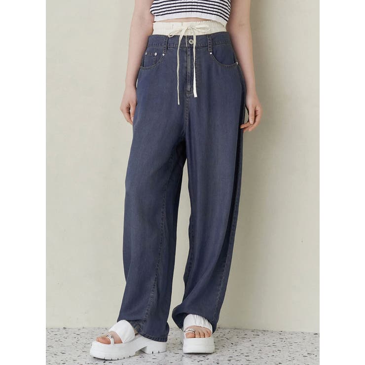 LAYERED LOOSE DENIM/レイヤードルーズデニム | CALNAMUR | 詳細画像23 