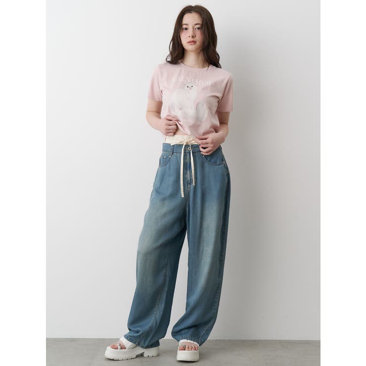 LAYERED LOOSE DENIM/レイヤードルーズデニム | CALNAMUR | 詳細画像6 