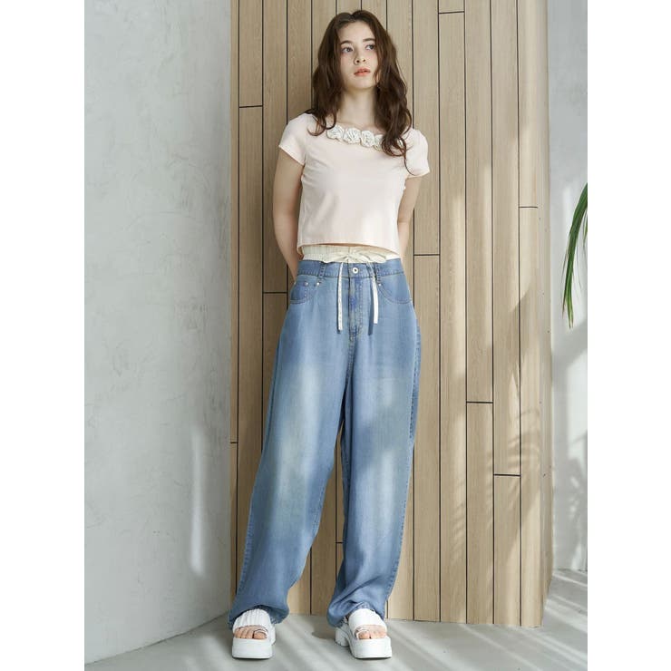 LAYERED LOOSE DENIM/レイヤードルーズデニム | CALNAMUR | 詳細画像9 