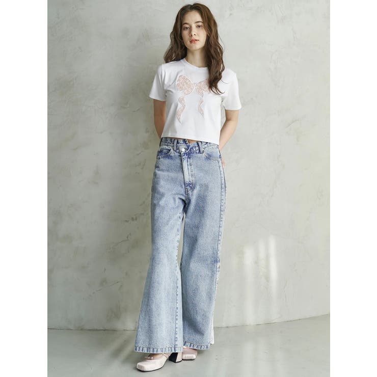 DENIM LINE SLIT PANTS/デニムラインスリットパンツ | CALNAMUR | 詳細画像13 