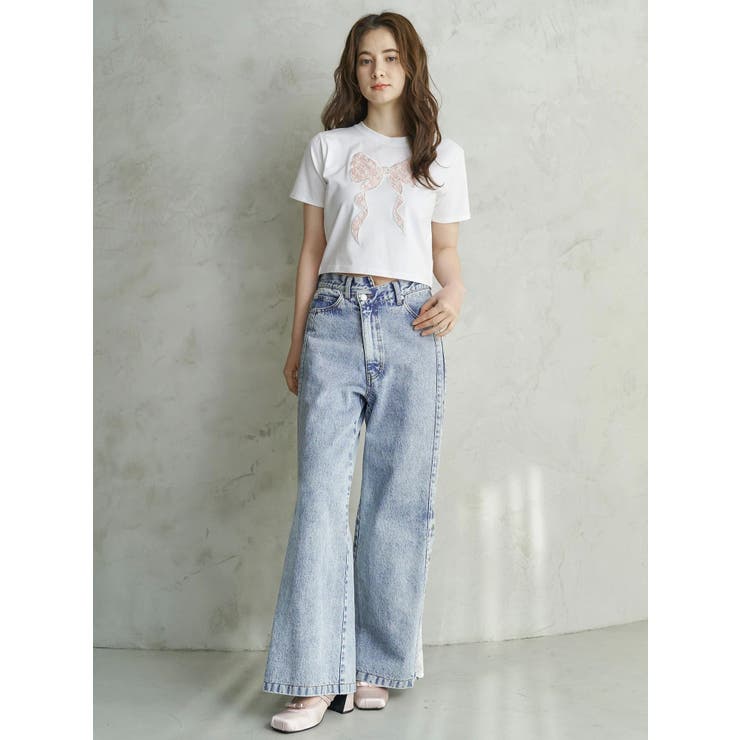 DENIM LINE SLIT PANTS/デニムラインスリットパンツ | CALNAMUR | 詳細画像16 