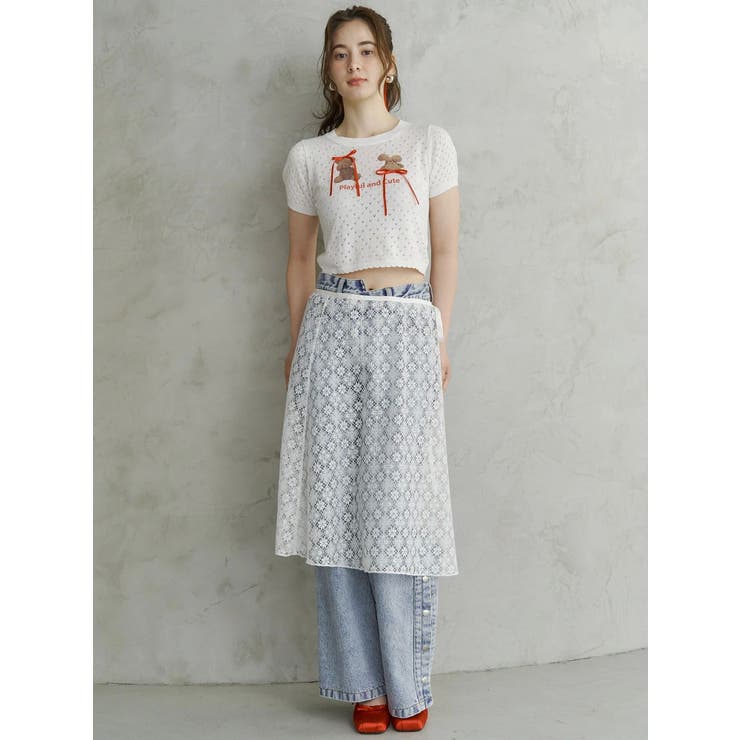 DENIM LINE SLIT PANTS/デニムラインスリットパンツ | CALNAMUR | 詳細画像17 