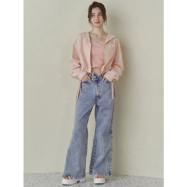 DENIM LINE SLIT PANTS/デニムラインスリットパンツ | CALNAMUR | 詳細画像24 