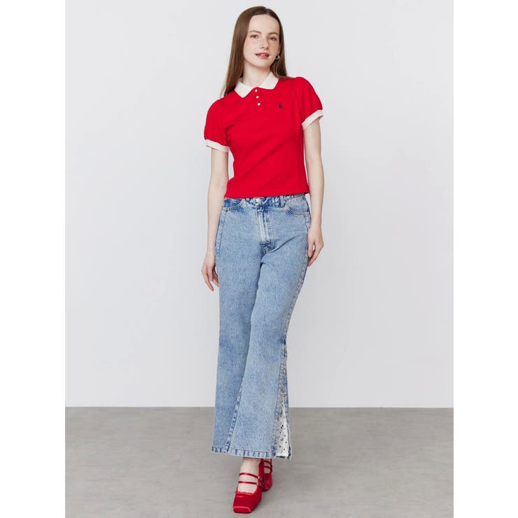 DENIM LINE SLIT PANTS/デニムラインスリットパンツ | CALNAMUR | 詳細画像27 