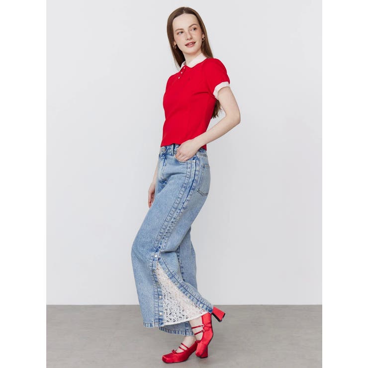 DENIM LINE SLIT PANTS/デニムラインスリットパンツ | CALNAMUR | 詳細画像28 