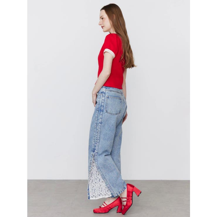 DENIM LINE SLIT PANTS/デニムラインスリットパンツ | CALNAMUR | 詳細画像29 