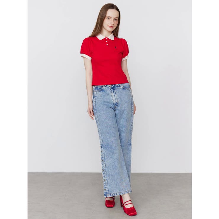 DENIM LINE SLIT PANTS/デニムラインスリットパンツ | CALNAMUR | 詳細画像30 