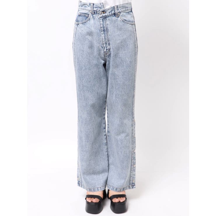 DENIM LINE SLIT PANTS/デニムラインスリットパンツ | CALNAMUR | 詳細画像38 