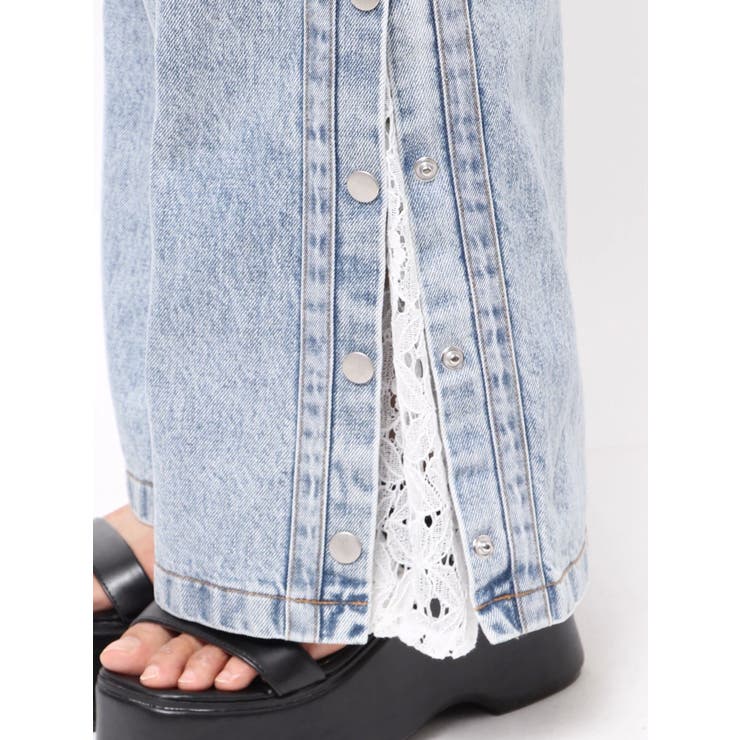 DENIM LINE SLIT PANTS/デニムラインスリットパンツ | CALNAMUR | 詳細画像44 