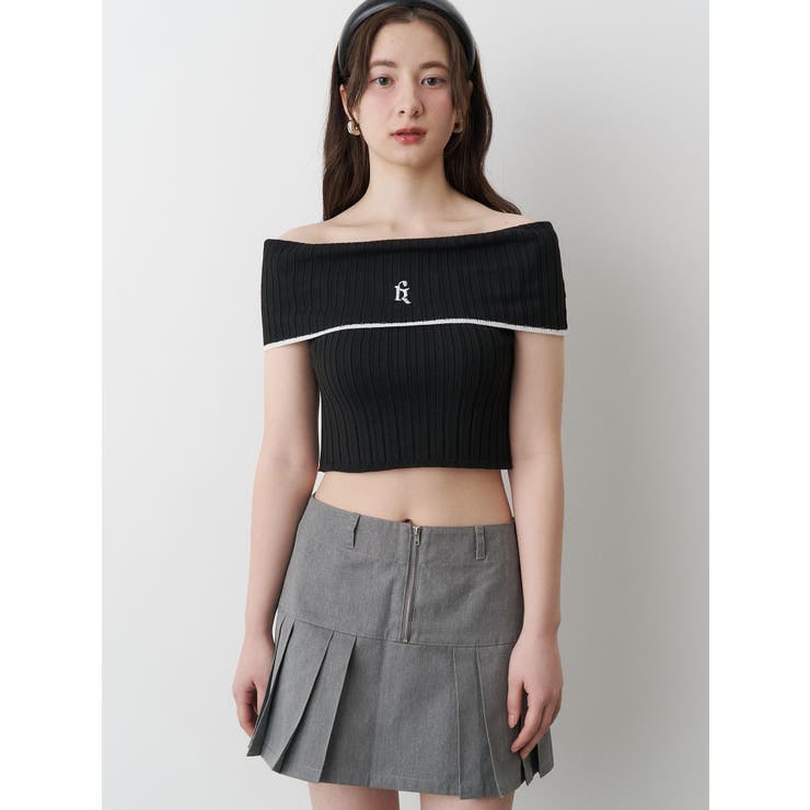 BOEDER OFFSHOULDER KNIT | CALNAMUR | 詳細画像11 