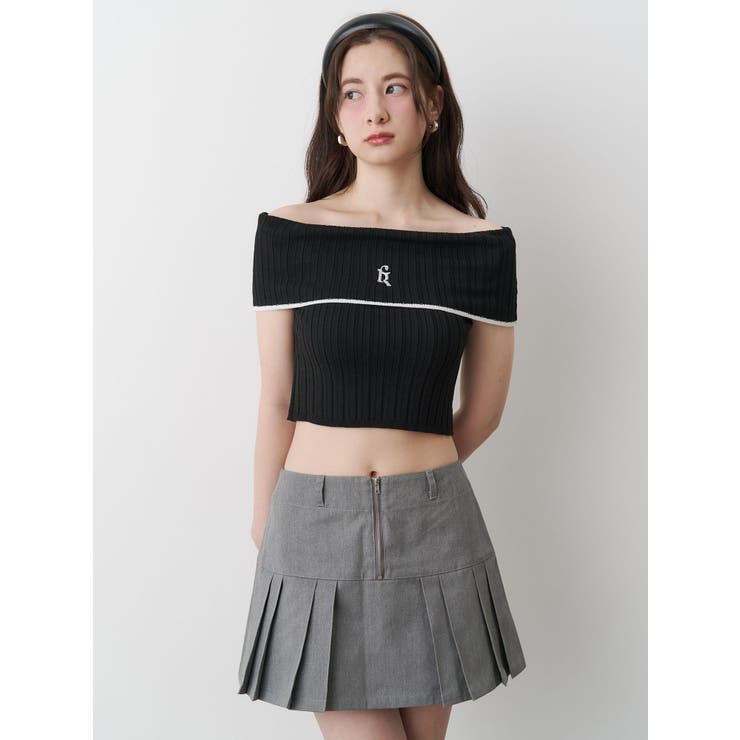 BOEDER OFFSHOULDER KNIT | CALNAMUR | 詳細画像13 