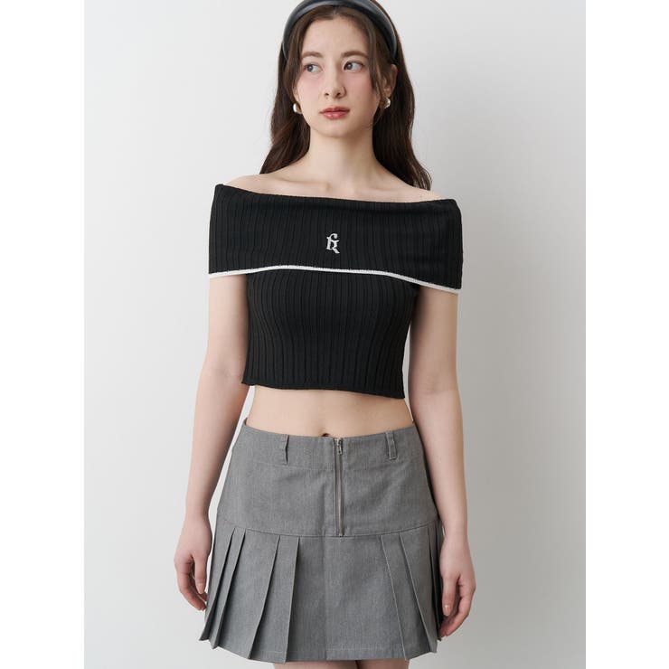 BOEDER OFFSHOULDER KNIT | CALNAMUR | 詳細画像14 