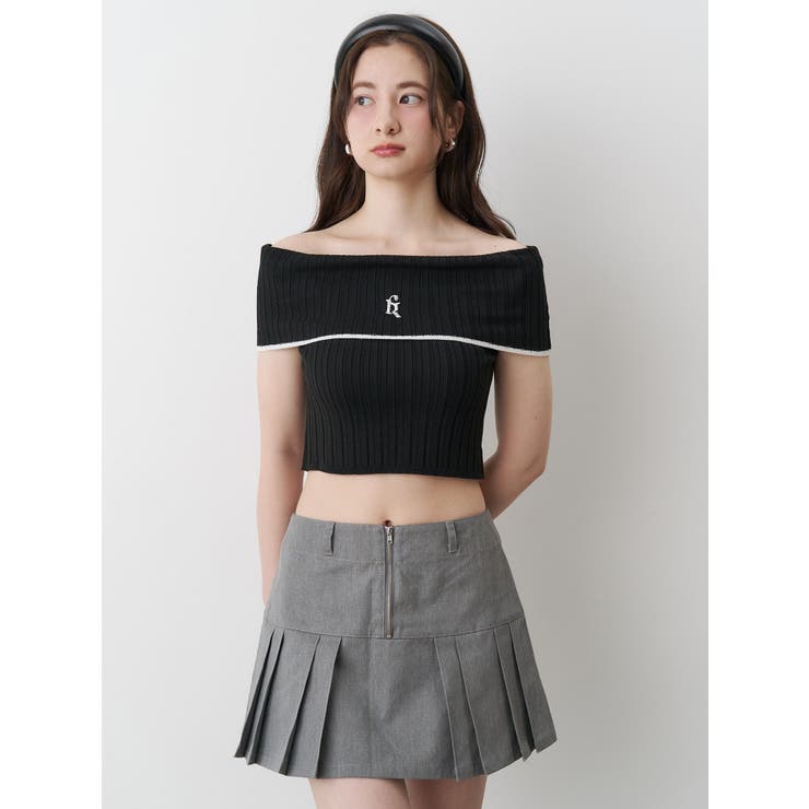 BOEDER OFFSHOULDER KNIT | CALNAMUR | 詳細画像15 