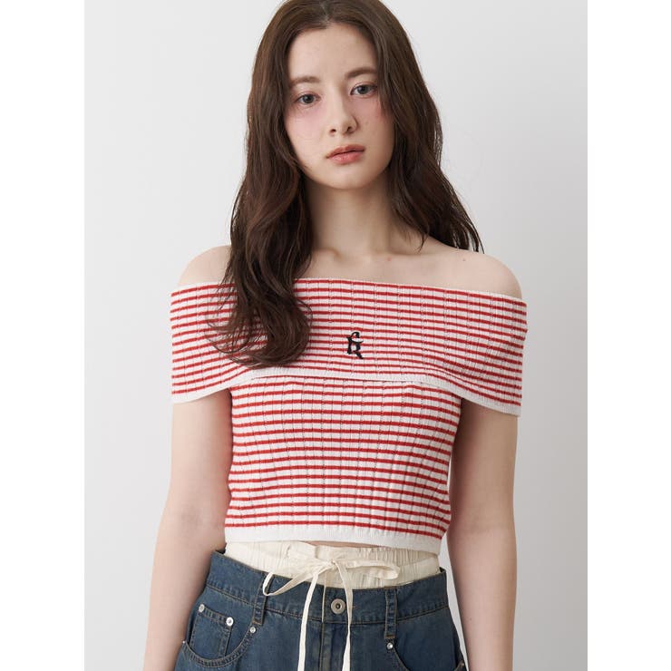 BOEDER OFFSHOULDER KNIT | CALNAMUR | 詳細画像16 