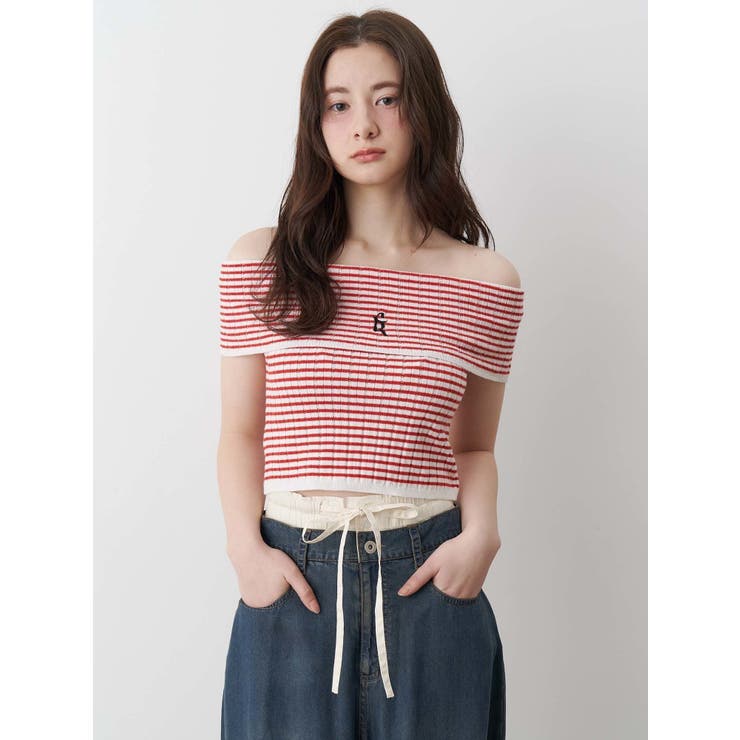 BOEDER OFFSHOULDER KNIT | CALNAMUR | 詳細画像18 