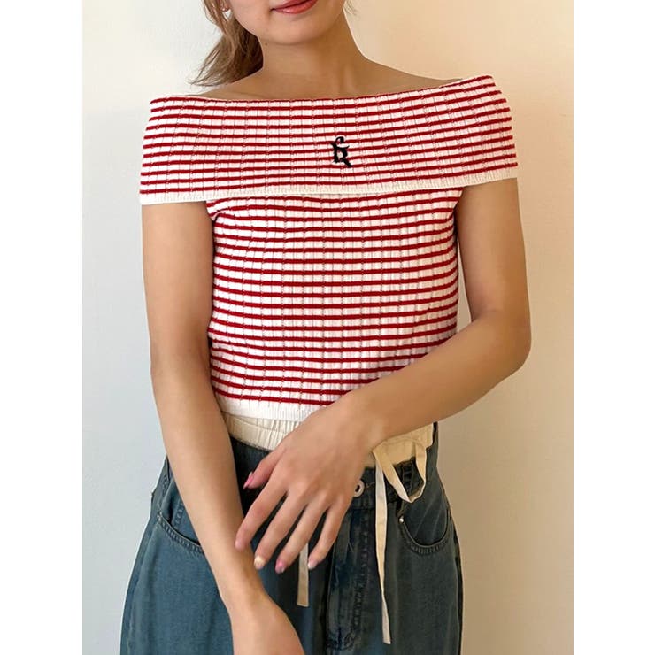 BOEDER OFFSHOULDER KNIT | CALNAMUR | 詳細画像2 