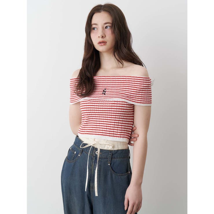 BOEDER OFFSHOULDER KNIT | CALNAMUR | 詳細画像20 