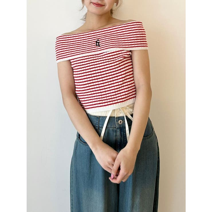 BOEDER OFFSHOULDER KNIT | CALNAMUR | 詳細画像45 