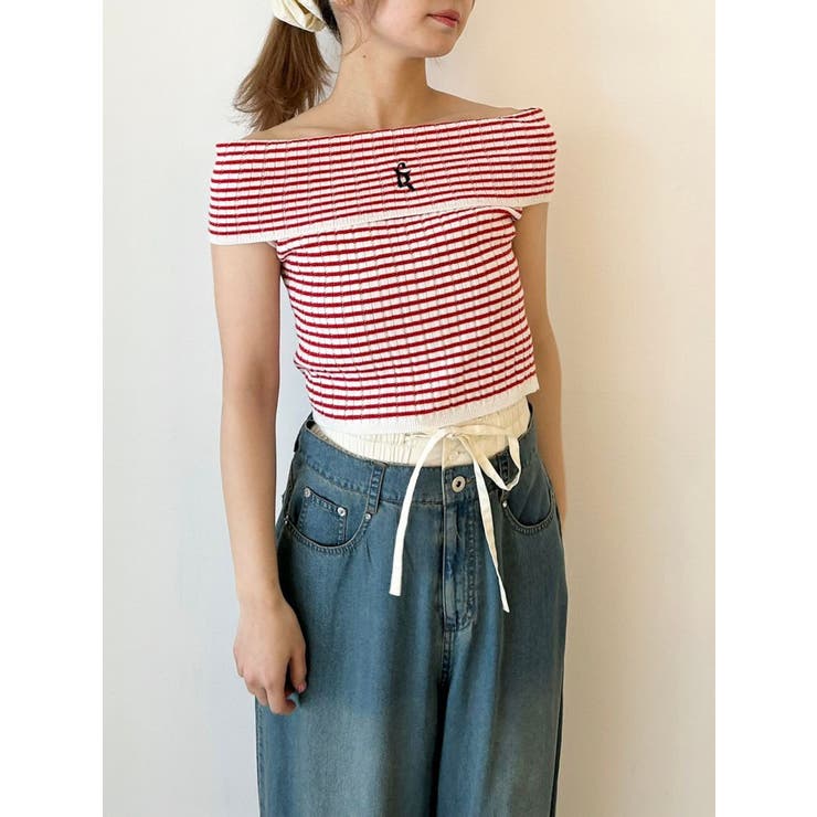 BOEDER OFFSHOULDER KNIT | CALNAMUR | 詳細画像47 