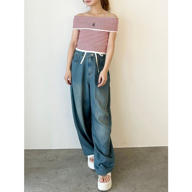 BOEDER OFFSHOULDER KNIT | CALNAMUR | 詳細画像48 