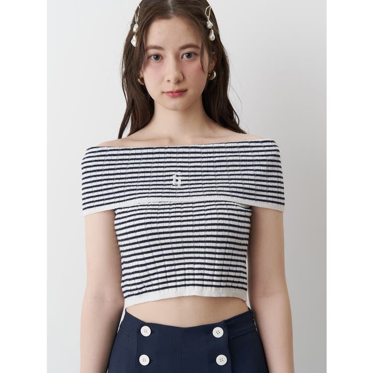 BOEDER OFFSHOULDER KNIT | CALNAMUR | 詳細画像50 