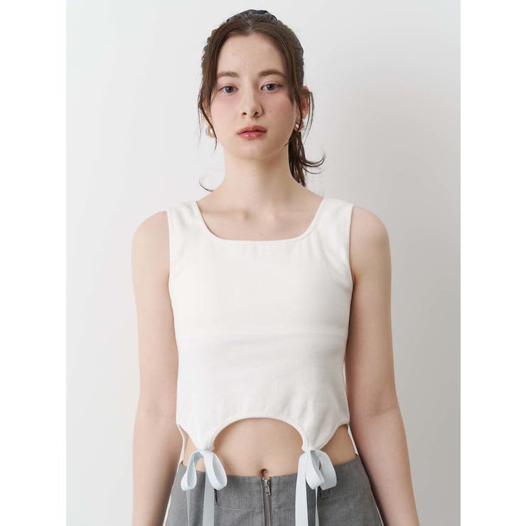 épine ribbon cup in tanktop　2点セット épine ribbon cup in tanktop2点セット