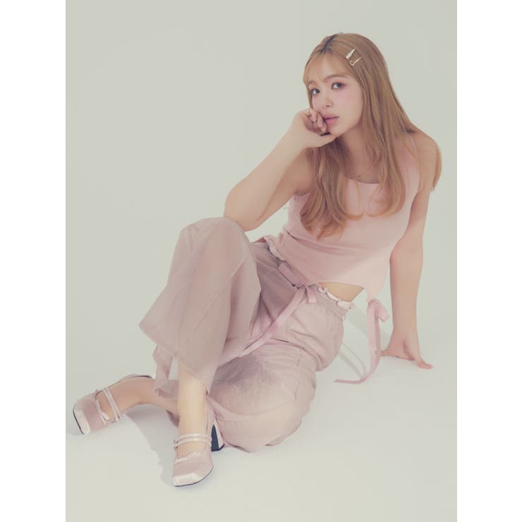 CUP IN RIBBON TANK TOP/カップインリボンタンクトップ | CALNAMUR | 詳細画像4 