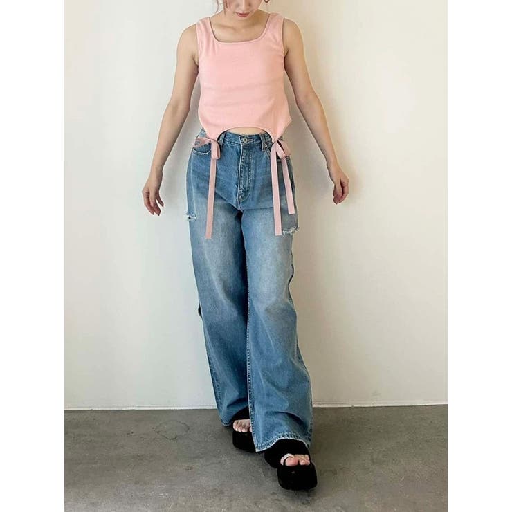 CUP IN RIBBON TANK TOP/カップインリボンタンクトップ | CALNAMUR | 詳細画像45 