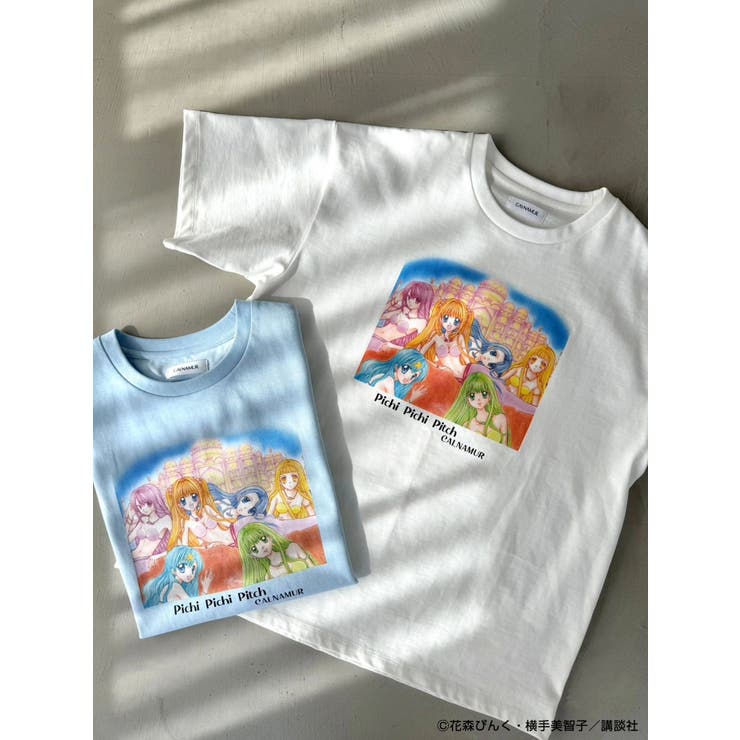 ホワイト | 【ぴちぴちピッチコラボ】ぴちぴちピッチTシャツ | CALNAMUR