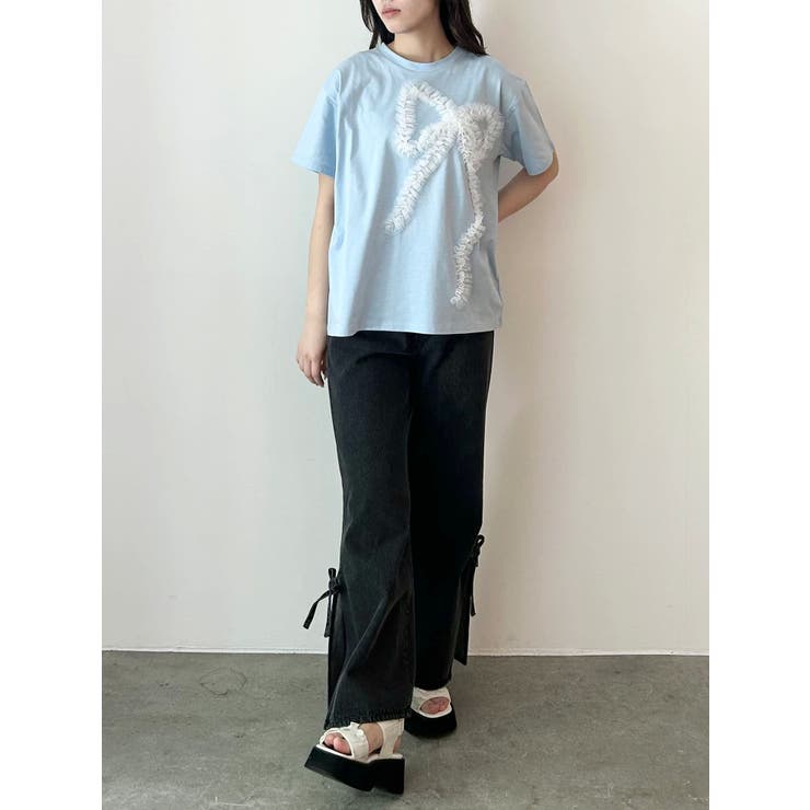 3D RIBBON BIG TEE/3DリボンビッグTシャツ | CALNAMUR | 詳細画像19 