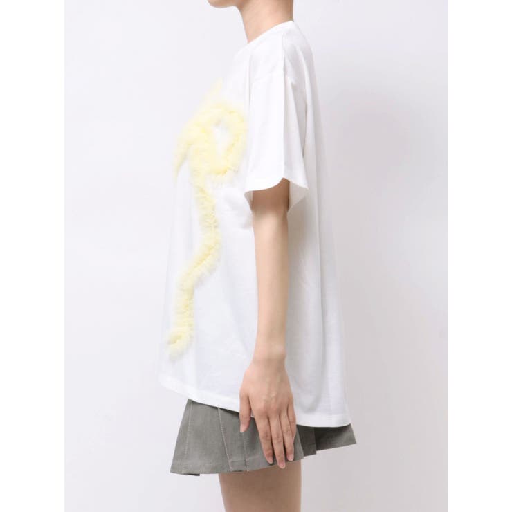 3D RIBBON BIG TEE/3DリボンビッグTシャツ | CALNAMUR | 詳細画像22 
