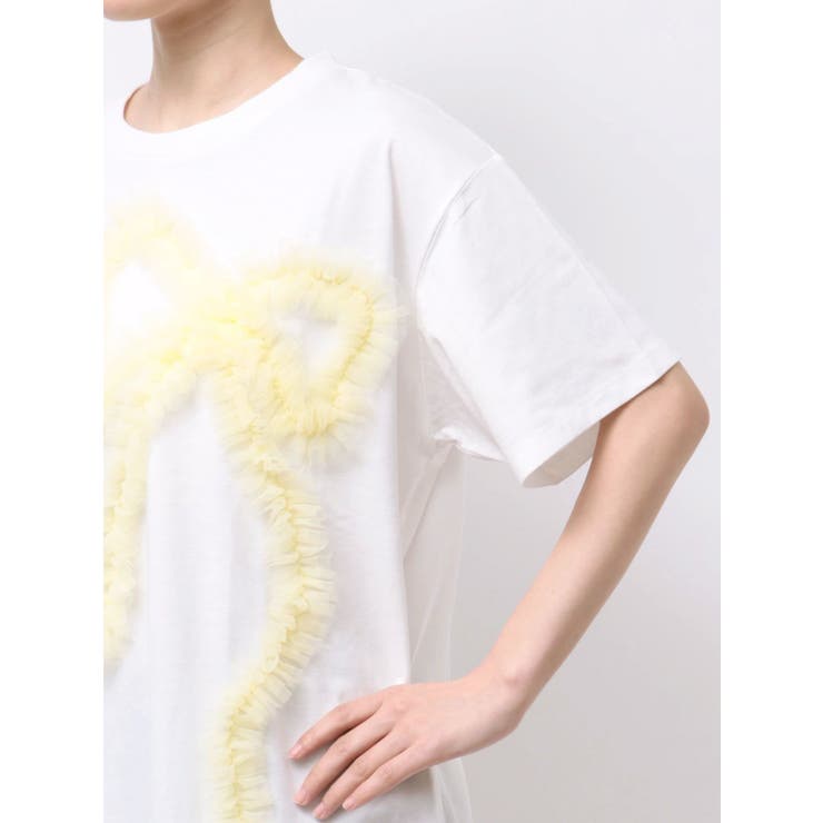 3D RIBBON BIG TEE/3DリボンビッグTシャツ | CALNAMUR | 詳細画像25 