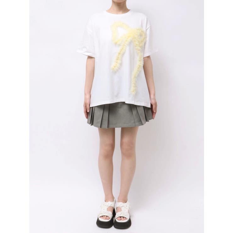 3D RIBBON BIG TEE/3DリボンビッグTシャツ | CALNAMUR | 詳細画像29 