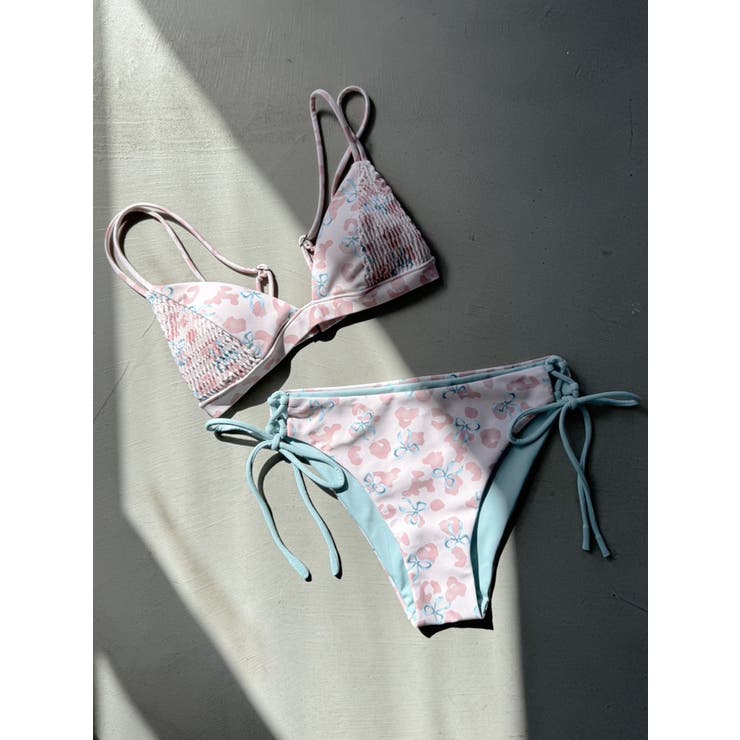 ALEXIA STAM CALNAMUR レオパードリボンビキニ ALEXIA STAMコラボ】Leopard Ribbon[品番：MKSW0064704]｜CALNAMUR