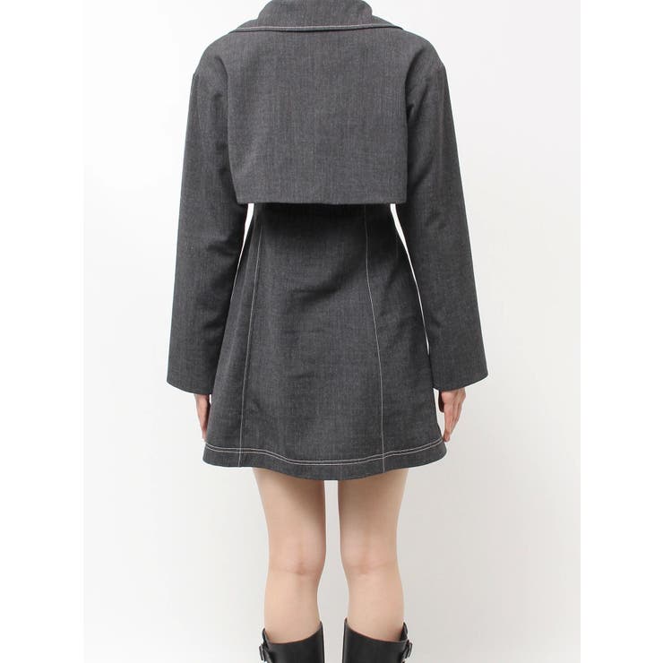 クロップドジャケット＆ミニワンピースセット | CALNAMUR | 詳細画像37 