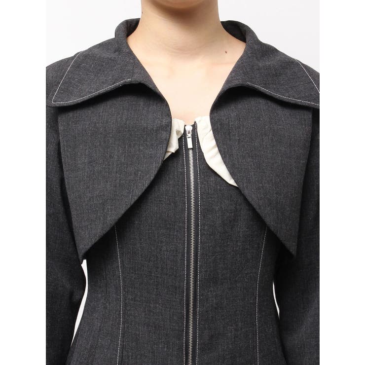 クロップドジャケット＆ミニワンピースセット | CALNAMUR | 詳細画像38 